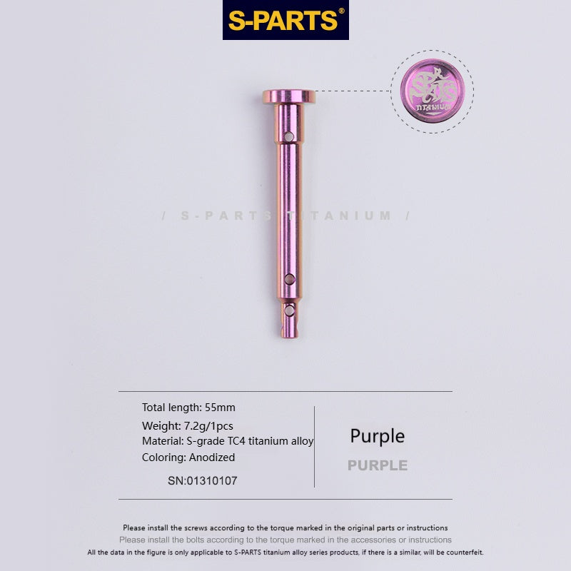 SPARTS Brembo Caliper Pin for 2-Piston and 4-Piston Calipers – Titanium Alloy Caliper Pin