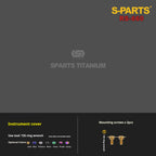 SPARTS Titanium Bolt Kit for Aprilia RS660 2021 – CNC Titanium Upgrade Kit