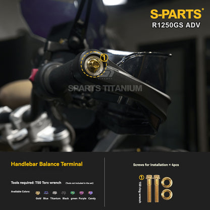 SPARTS Titanium Brake, Suspension & Handlebar Bolt Kit for BMW R1250GS / ADV