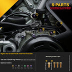 SPARTS TC4 Titanium Bolt Kit for Ducati Panigale V4SP Motorcycle