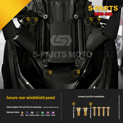 SPARTS Titanium Bolt Kit for Honda Forza NSS350 – Motorcycle Upgrade Fasteners