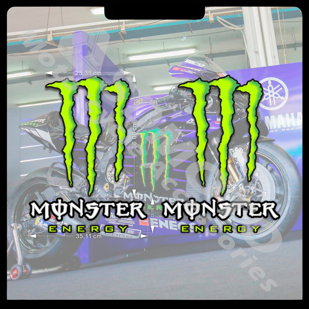 MotoGP Race Style Decal Kit for Yamaha R1 R25 R3 R6 (2019-2021) | Waterproof Reflective PVC Stickers