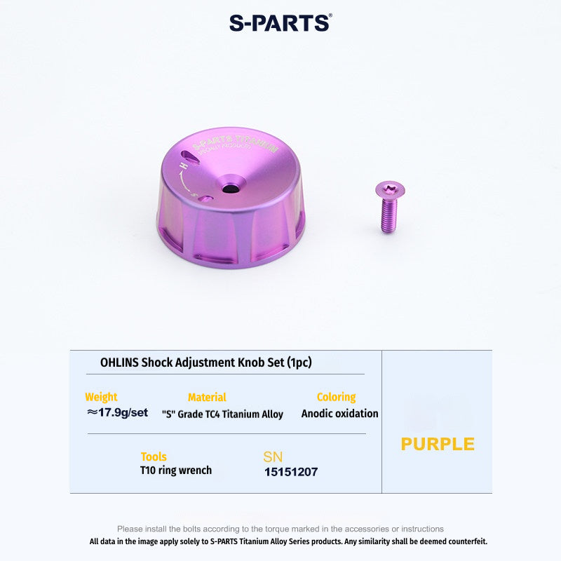 SPARTS Ohlins Suspension Adjuster Knob – Basic Version
