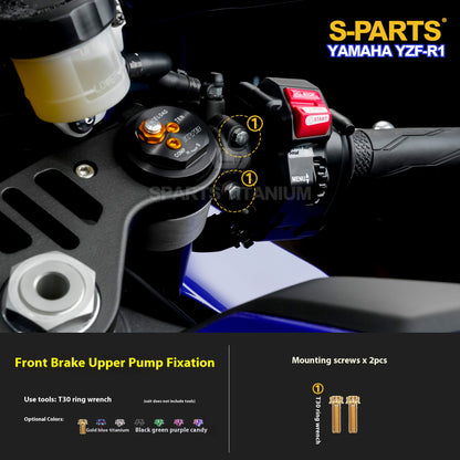 SPARTS YZF-R1 Yamaha Motorcycle Modified Titanium Alloy Set Screws