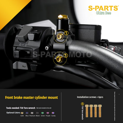 SPARTS Titanium Bolt Kit for Ultra Bee | Full Motorcycle Upgrade Set