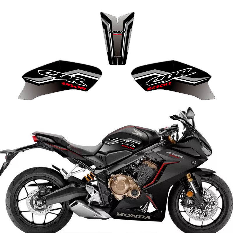 Honda CB650R / CBR650R Fuel Tank Protector – Fishbone Style