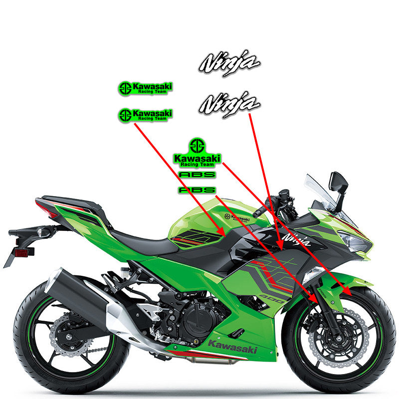 Kawasaki Ninja 400 2018-2023 Full Body Decal Kit