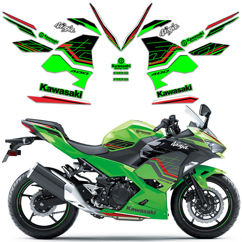 Kawasaki Ninja 400 2018-2023 Full Body Decal Kit