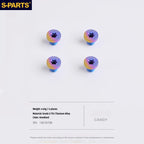 SPARTS Titanium Helmet Visor Screws Kit for ARAI RX7X – Lightweight & CNC Machined