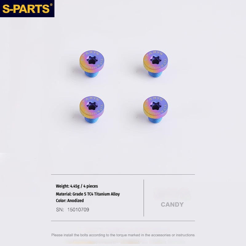 SPARTS Titanium Helmet Visor Screws Kit for ARAI RX7X – Lightweight & CNC Machined