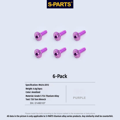 SPARTS TC4 Titanium Bolts for BMW S1000RR  Windshield