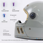 SPARTS Titanium Helmet Screw Set for QWART – CNC Machined Motorcycle Hardware