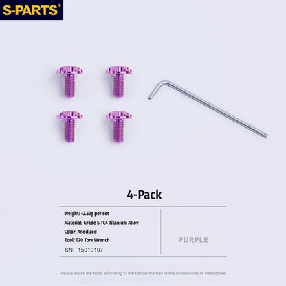 SPARTS Titanium Visor Mechanism Screws for SHOEI Z7\Z8\X14\GTAIR\GTAIR2
