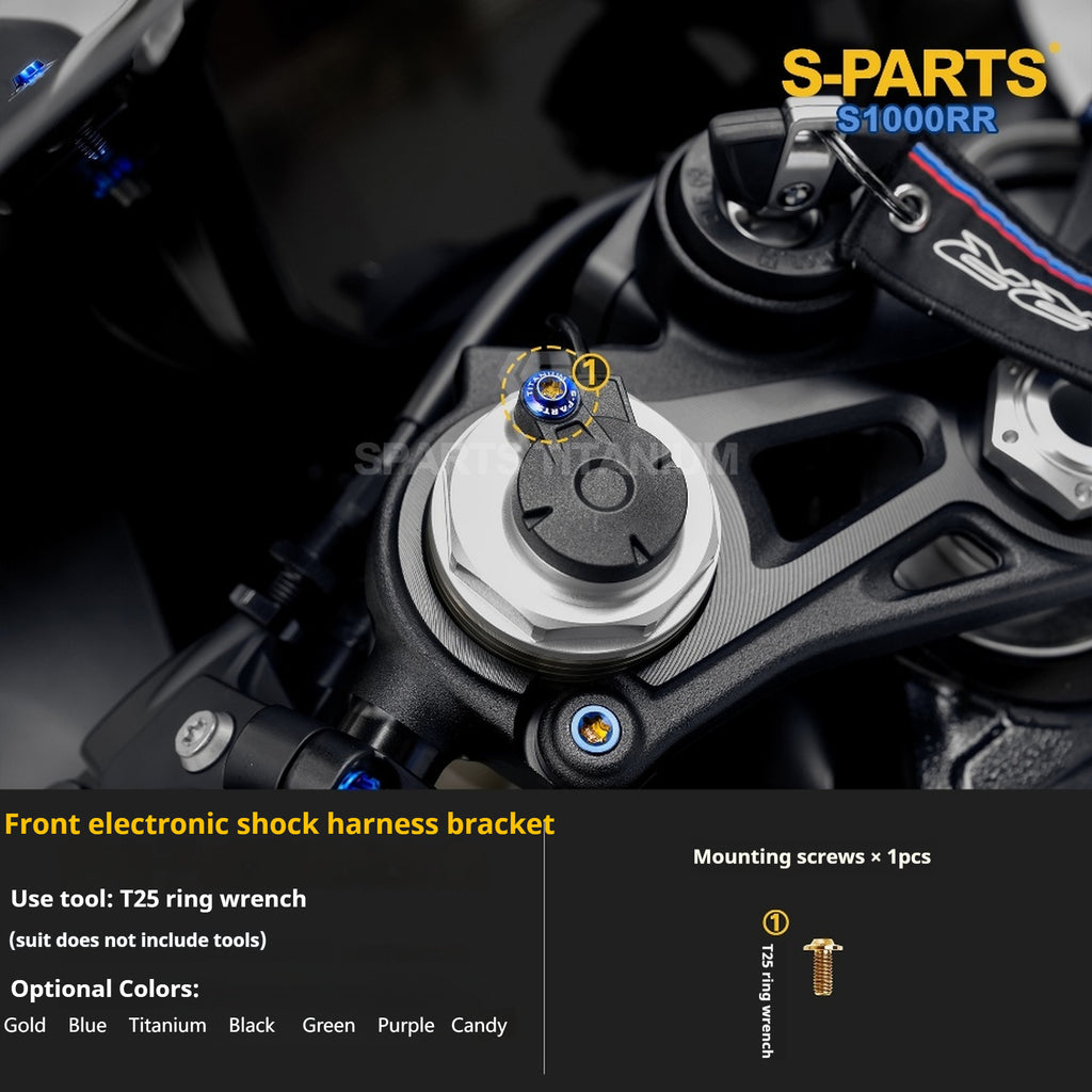 SPARTS TC4 Titanium Bolt Kit Compatible with BMW S1000RR — Full Motorcycle Upgrade Fastener Set