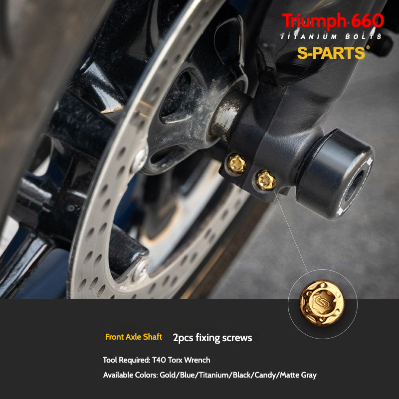 SPARTS Titanium Fastener Bolts for Triumph Trident 660 Motorcycle Modification