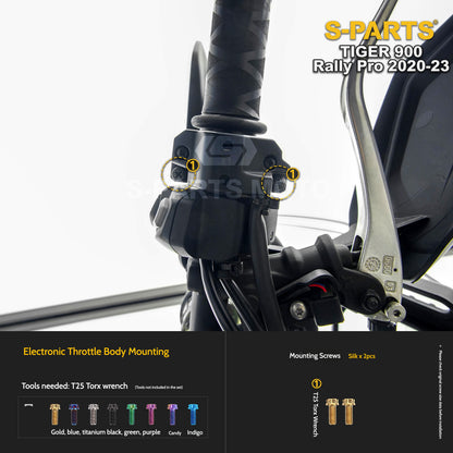 SPARTS Triumph Tiger 900 Rally Pro (2020–2023) Motorcycle Modified Titanium Alloy Bolts