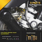 SPARTS Titanium Screw Set for Vespa Sprint/Primavera 150 – Custom Candy Color & CNC Titanium Upgrade Kit