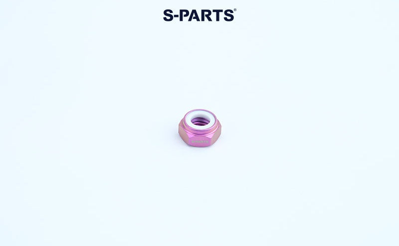 SPARTS Hex Nylon Lock Titanium Nuts – Motorcycle & Car Upgrade Fasteners