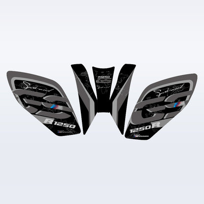 BMW R1250GS Tank Grip Pad Fishbone Tank Protector Anti-Slip Fuel Tank Protection Decal Motorcycle Accessories