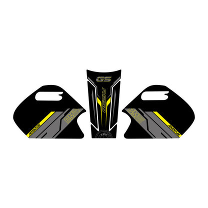 BMW R1250GS ADV Adventure Motorcycle Tank Pad Fishbone Anti-Slip Scratch Protection Sticker Fuel Tank Protector Decal Waterbird GS Accessories