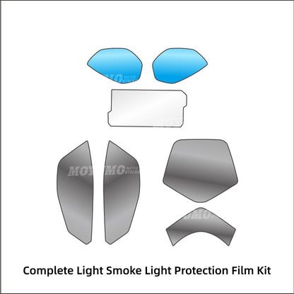 KTM DUKE 390 (2024–2026) Nano Crystal TPU Dashboard Screen Protector Self-Healing Headlight & Taillight Protection Film Motorcycle Accessories