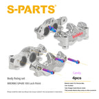 SPARTS Titanium Alloy Brembo M50 Caliper Bolt Kit (M10×55)