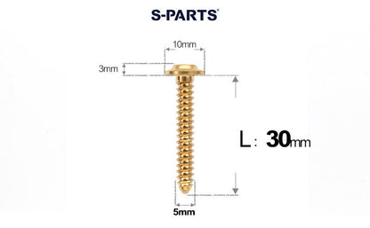 SPARTS Button Head M5×L10-35 Titanium Screws Self-Tapping Bolt