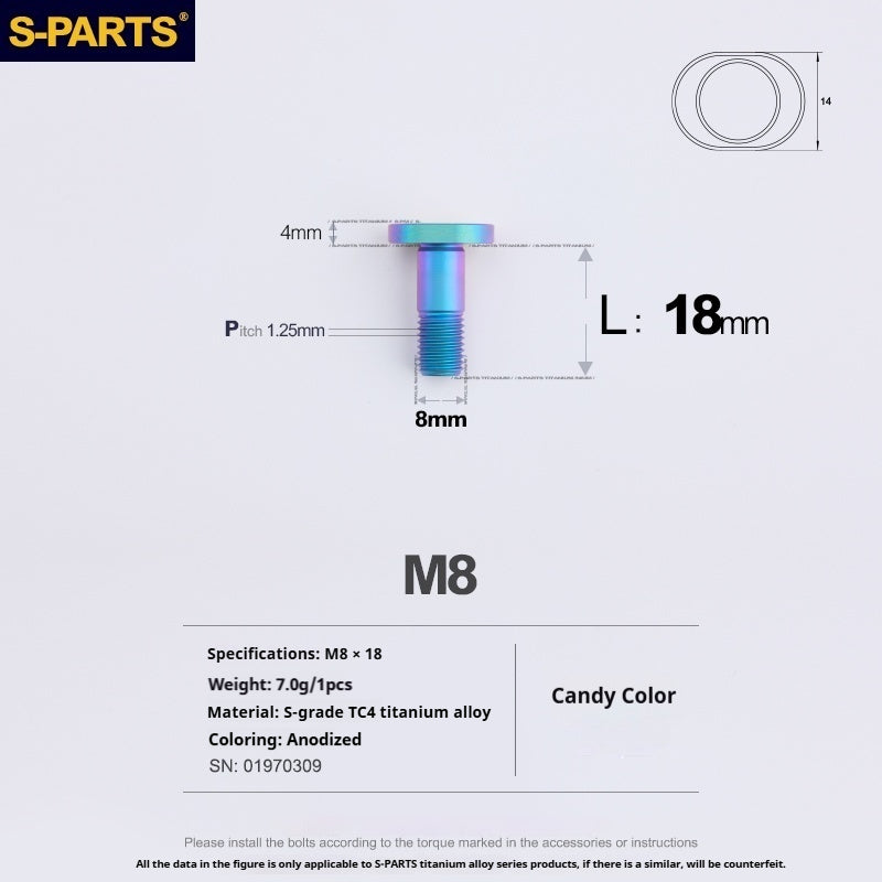 SPARTS Titanium Rear Sprocket Fixing Bolts for KTM 1290 ADV – Custom Upgrade Kit