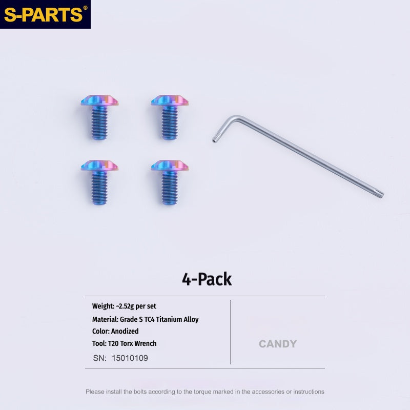 SPARTS Titanium Visor Mechanism Screws for SHOEI Z7\Z8\X14\GTAIR\GTAIR2