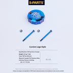 SPARTS Titanium Alloy Brembo Master Cylinder Reservoir Armor Kit – Separate Large Reservoir Cap