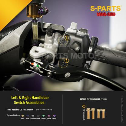 SPARTS Titanium Bolt Kit for Honda Forza NSS350 – Motorcycle Upgrade Fasteners