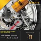 SPARTS Titanium Screw Set for Vespa Sprint/Primavera 150 – Custom Candy Color & CNC Titanium Upgrade Kit