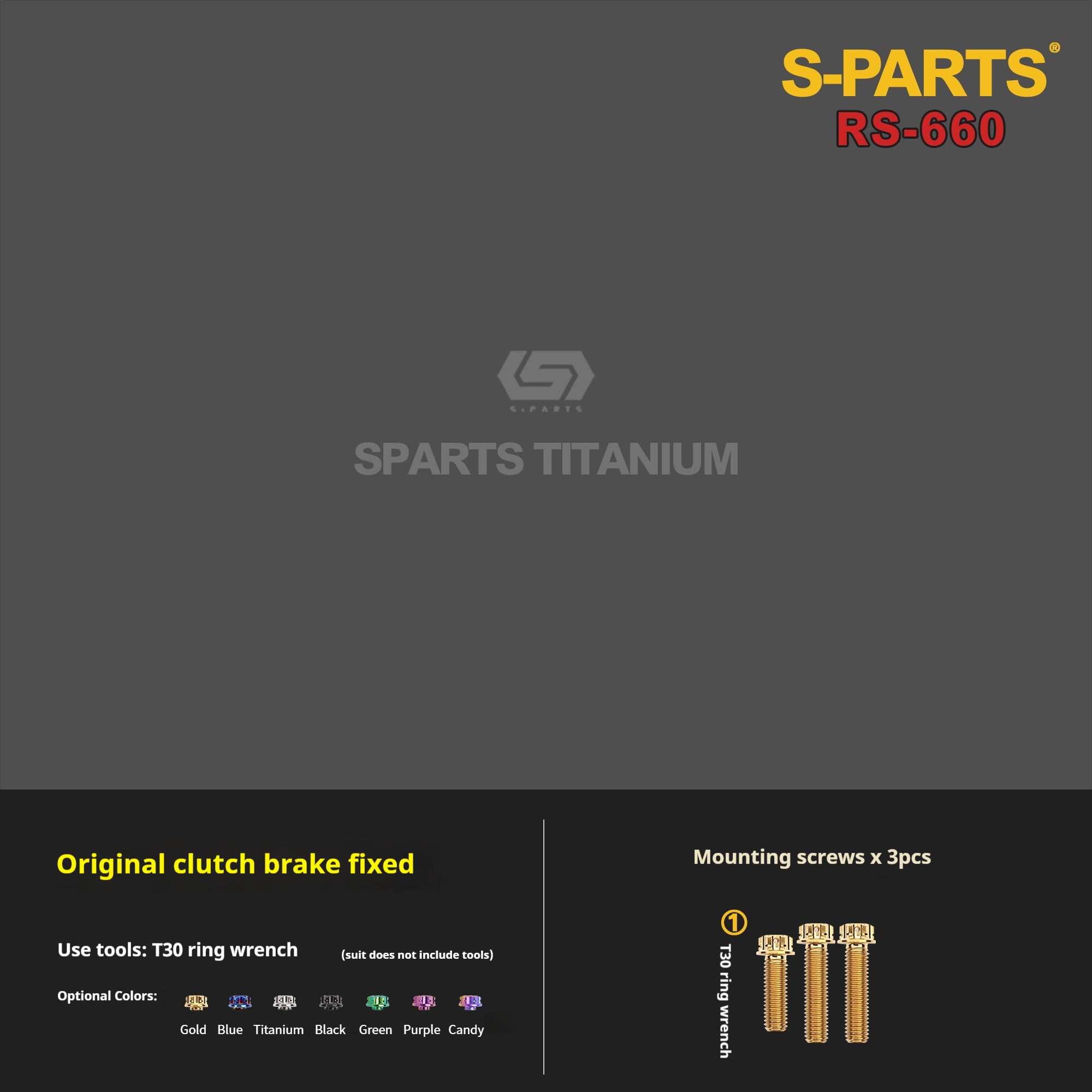 SPARTS Titanium Bolt Kit for Aprilia RS660 2021 – CNC Titanium Upgrade Kit