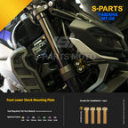 SPARTS Yamaha MT-09 Titanium Bolt Kit | TC4 Grade Motorcycle Fasteners