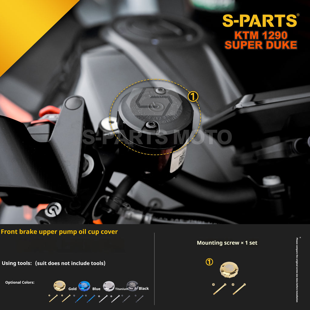SPARTS KTM Super Duke 1290 · Full TC4 Titanium Bolt Kit｜Motorcycle Upgrade Set