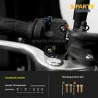 SPARTS Titanium Screw Set for Kawasaki Z900RS – Motorcycle Upgrade Kit