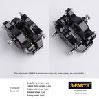 SPARTS Titanium Brake Caliper Bolt Kit – FRANDO F901 2020-2022 (Single Caliper,  A2 Pan Head Options)