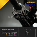 SPARTS Titanium Bolt Kit for 2021 Yamaha XMAX 300 Motorcycle Upgrade