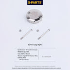 SPARTS Titanium Alloy Brembo Master Cylinder Reservoir Armor Kit – Separate Large Reservoir Cap