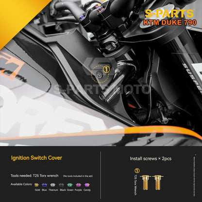 S-parts Titanium Styling & Bodywork Fairing Bolt Kit for KTM DUKE 790 | Premium Grade 5 Accessories