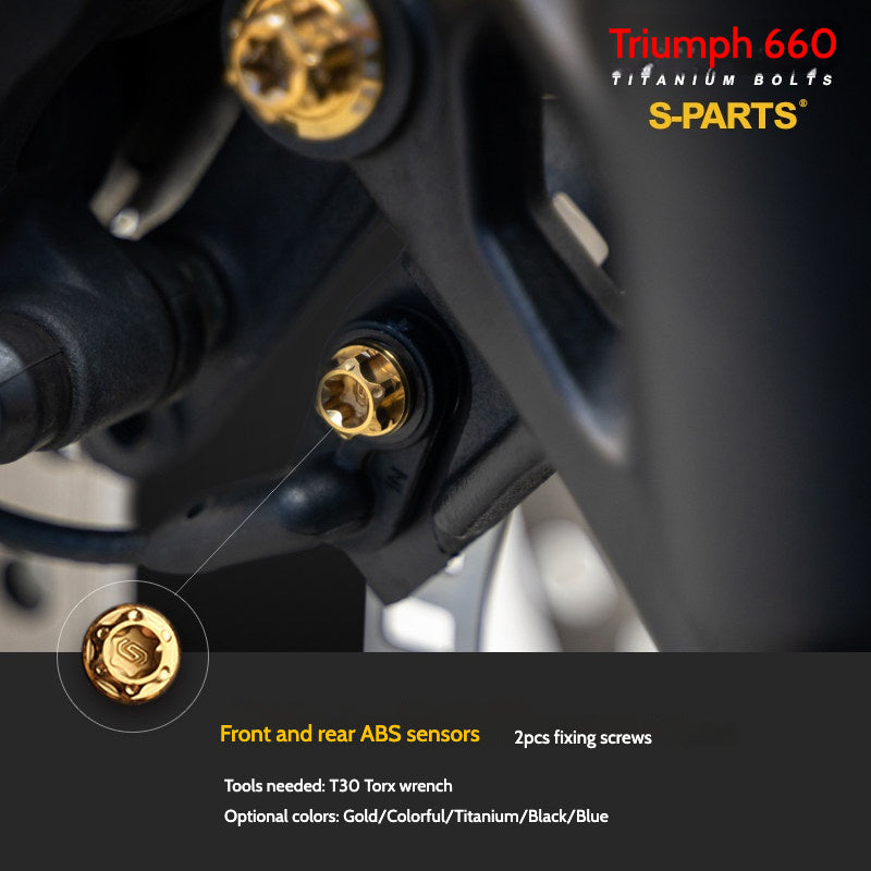 SPARTS Titanium Fastener Bolts for Triumph Trident 660 Motorcycle Modification
