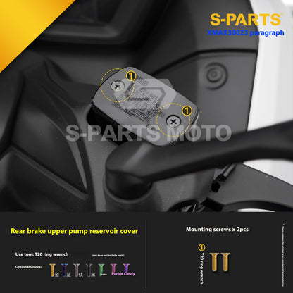 SPARTS Titanium Bolt Set for 2023 XMAX300 | Yamaha Motorcycle Titanium Bolt Upgrade