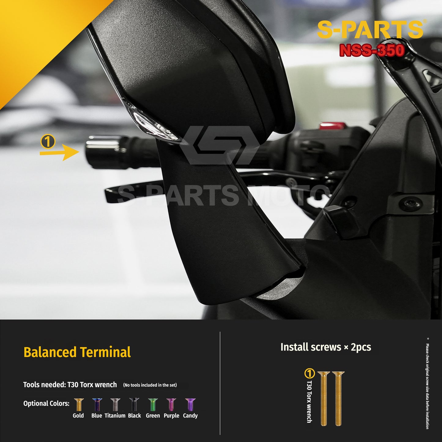 SPARTS Titanium Bolt Kit for Honda Forza NSS350 – Motorcycle Upgrade Fasteners