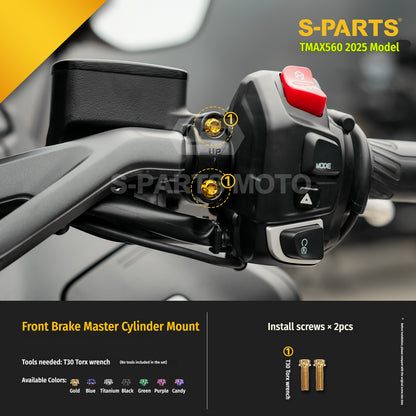 SPARTS Titanium Bolt Kit for YAMAHA TMAX560 2025-Front Section