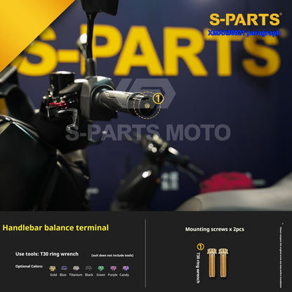 SPARTS 2021 XMAX300 YAMAHA Motorcycle Modified Titanium Alloy Bolts Screws