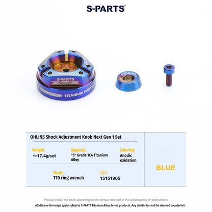 SPARTS Ohlins Suspension Adjuster Knob | Next-Generation