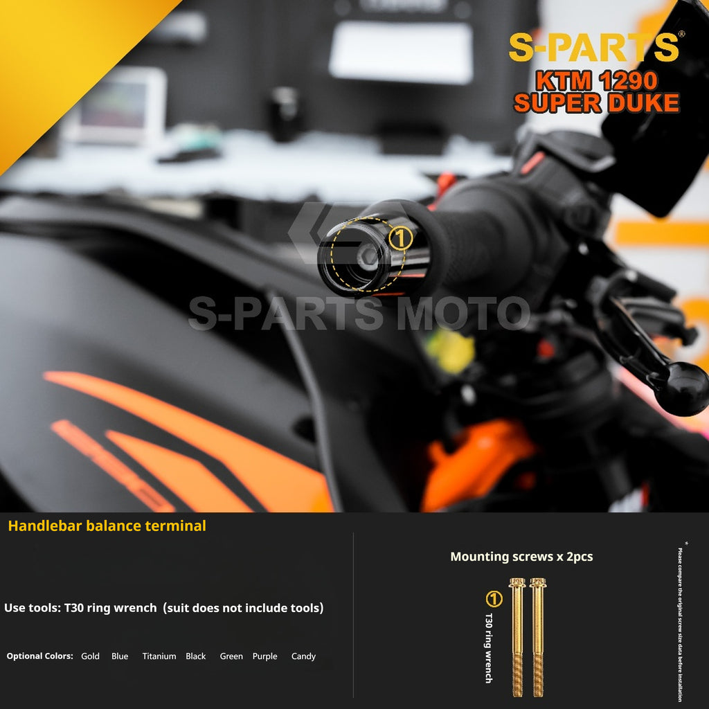 SPARTS KTM Super Duke 1290 · Full TC4 Titanium Bolt Kit｜Motorcycle Upgrade Set