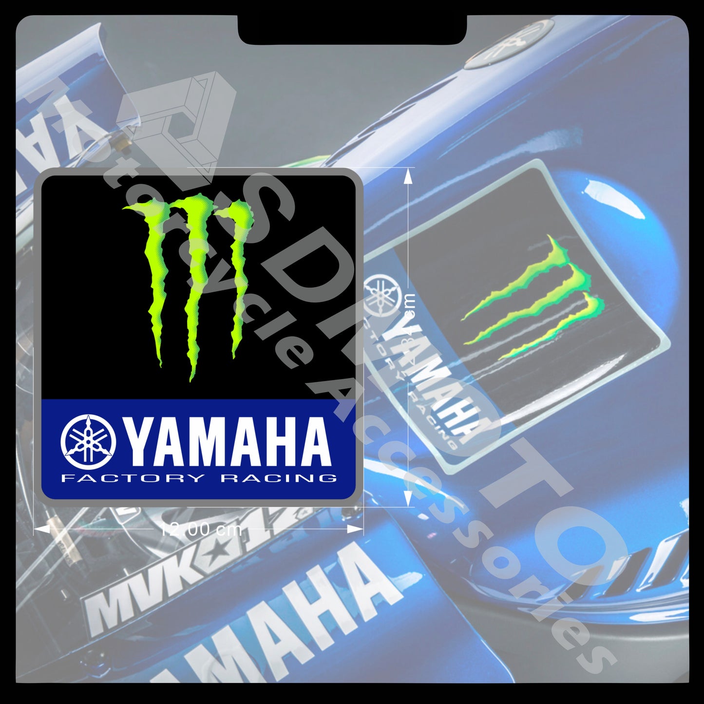 MotoGP Race Style Decal Kit for Yamaha R1 R25 R3 R6 (2019-2021) | Waterproof Reflective PVC Stickers
