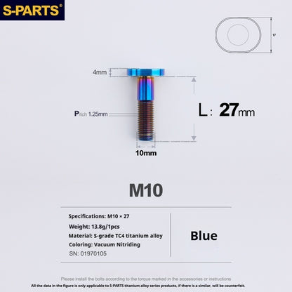 SPARTS Titanium Rear Sprocket Fixing Bolts for KTM 1290 ADV – Custom Upgrade Kit