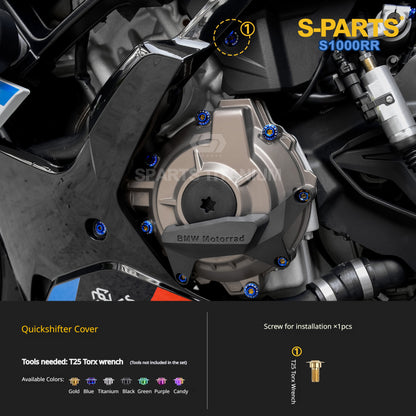 SPARTS Titanium Chassis Bolt Kit Brake Disc Caliper Sprocket Screws for BMW S1000RR